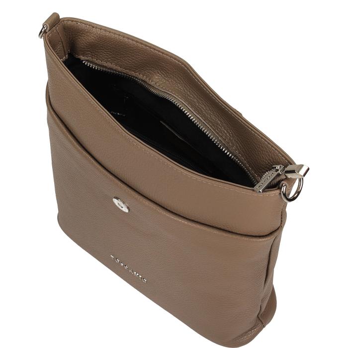 Toscanio kožená kabelka F253 TOS D05 béžová