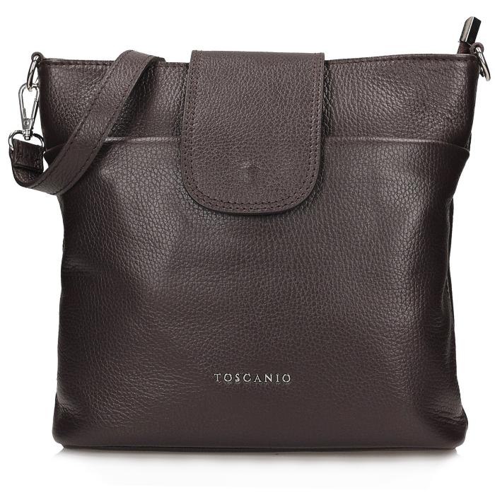 Toscanio kožená kabelka F253 TOS D23 C.Braz