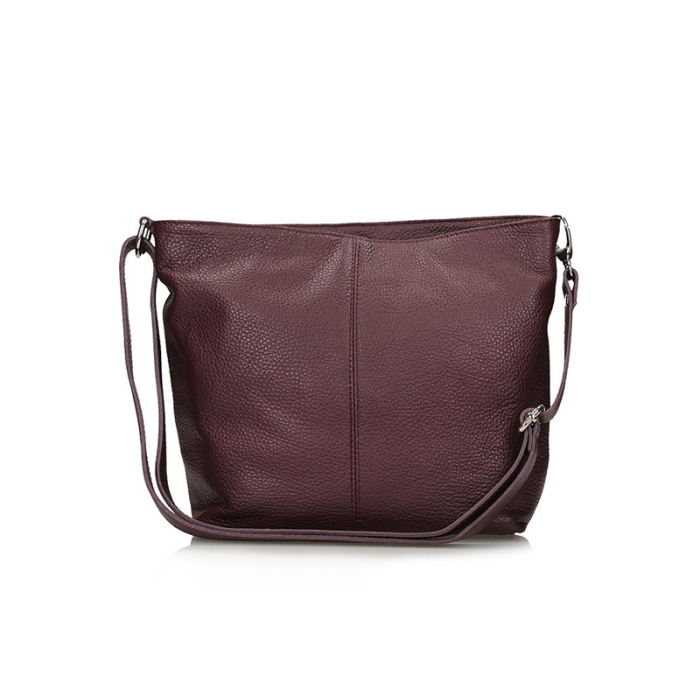 Toscanio kožená kabelka 211 TOS D54 bordo