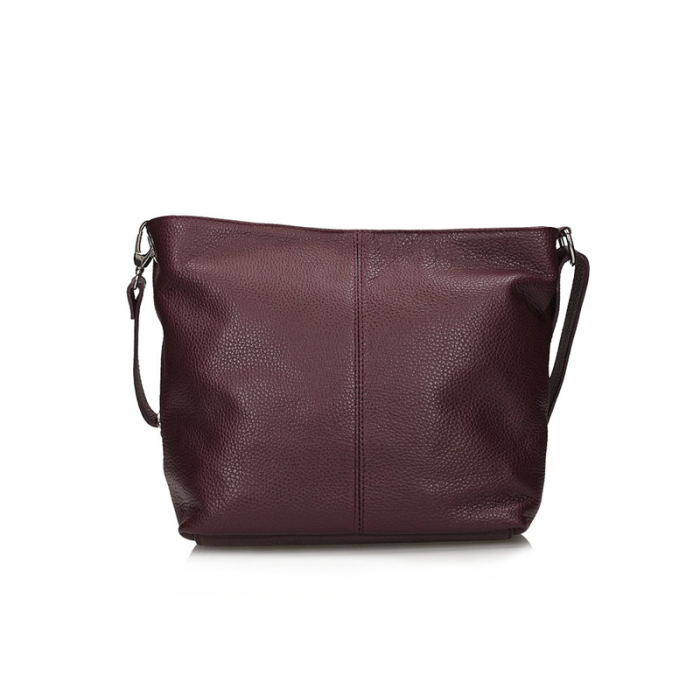 Toscanio kožená kabelka 211 TOS D54 bordo