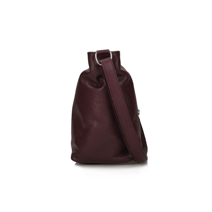 Toscanio kožená kabelka 211 TOS D54 bordo