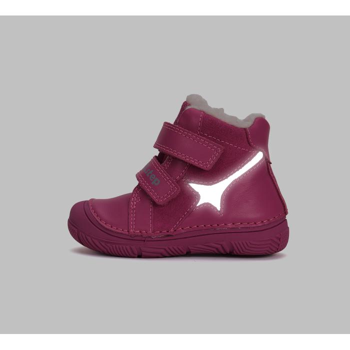 D.D.step zimní obuv W082 dark pink 52912C, velikost 26