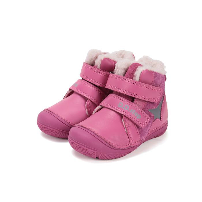 D.D.step zimní obuv W082 dark pink 52912C, velikost 26