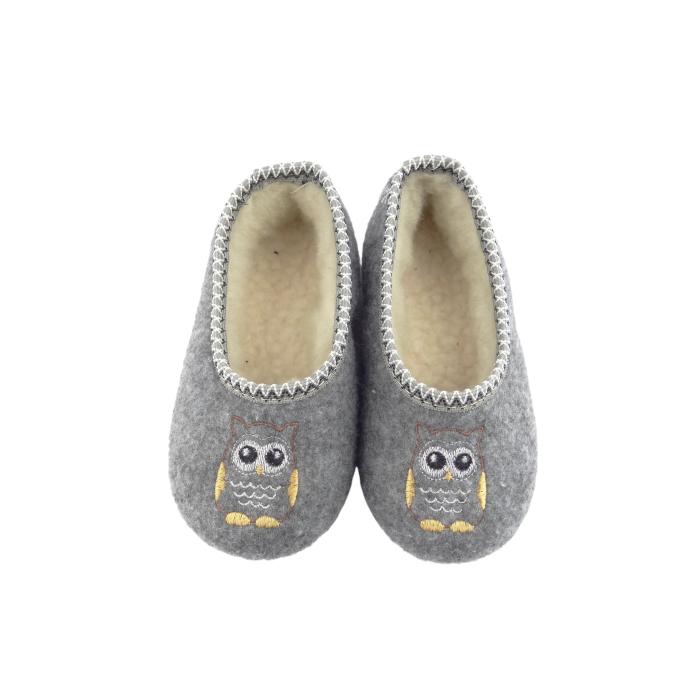 Vlněné přezůvky  šedá, velikost 35