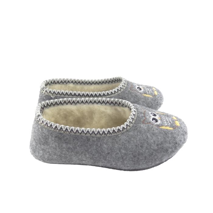 Vlněné přezůvky  šedá, velikost 35