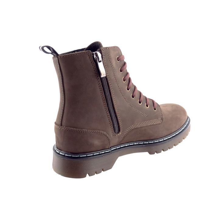 Selma 8 dírkové se zipem brown crazy horse 13D01C5 zateplená crazy brown Š, velikost 44