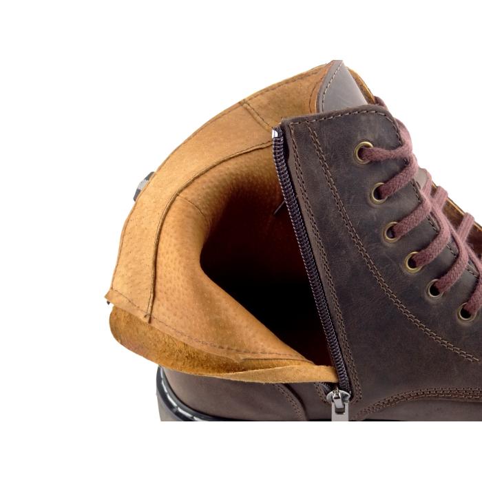 Selma 8 dírkové se zipem brown crazy horse 13D0105 crazy brown Š, velikost 42
