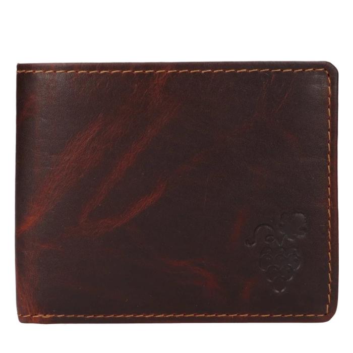 Lagen peněženka 66-3701/M hnědá hrozen