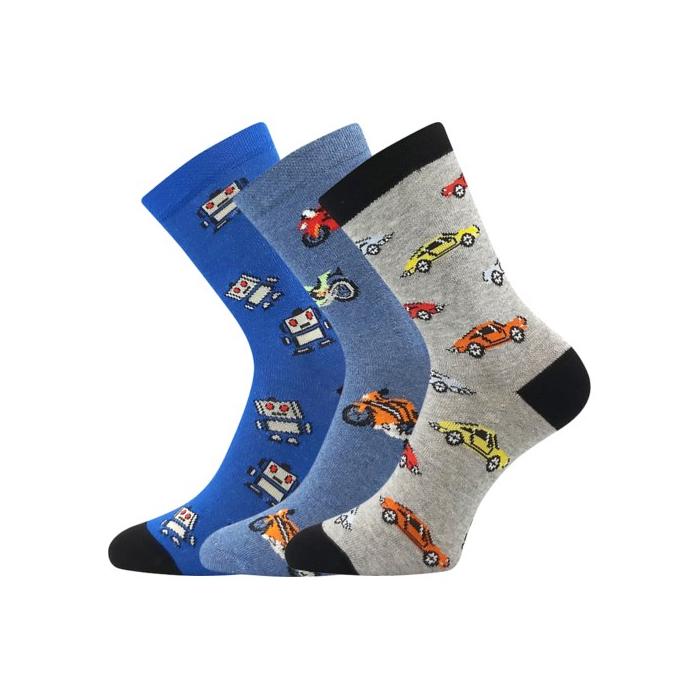 Boma  dětské ponožky 3p. 057-21-43 mixB kluk