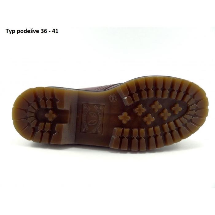 Selma 8 dírkové černé natural 13D01P2 se zipem OCčerná Š.obš., velikost 41