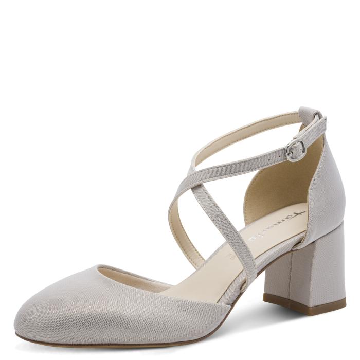 Tamaris lodičky 22438 Platinum glam, velikost 41