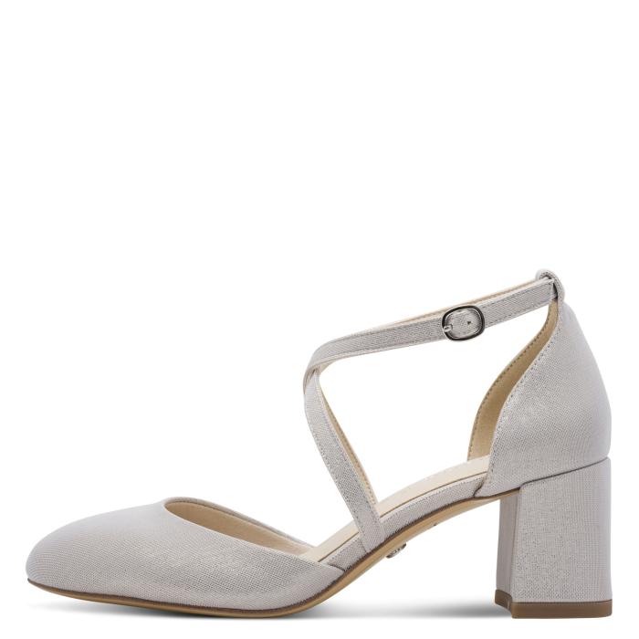 Tamaris lodičky 22438 Platinum glam