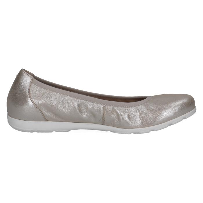 Caprice baleríny 22150 taupe metallic, velikost 37