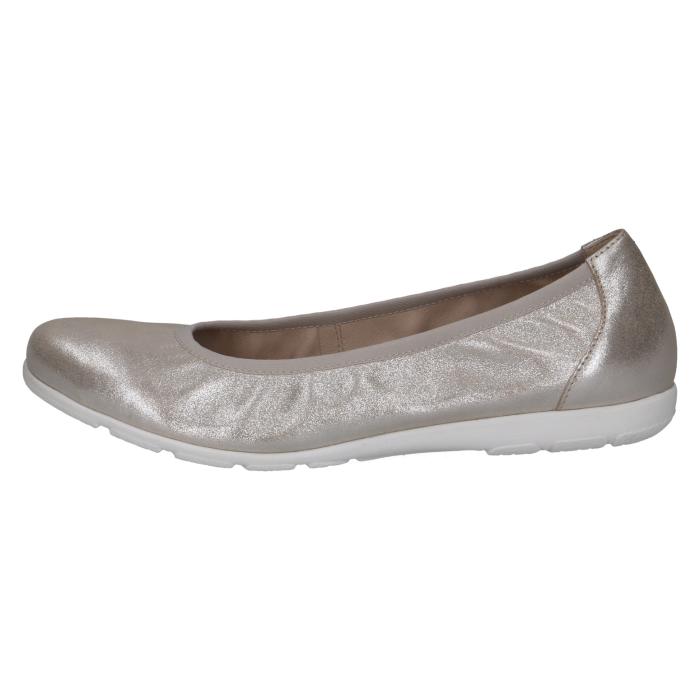 Caprice baleríny 22150 taupe metallic
