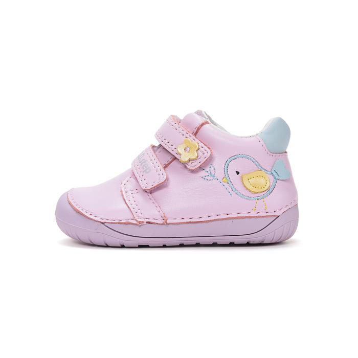 D.D.step dětská celoroční obuv barefoot S070 61646A růžová