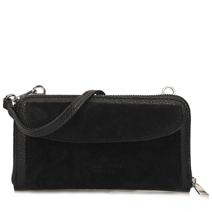 Toscanio kožené psaníčko a peněženka G165 černá