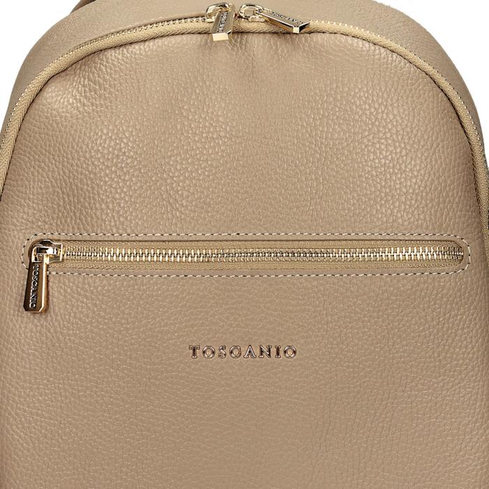 Toscanio batoh kožený F193 béžová D05