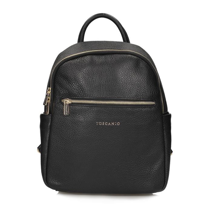 Toscanio batoh kožený F193 černá
