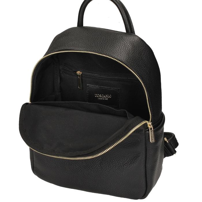 Toscanio batoh kožený F193 černá