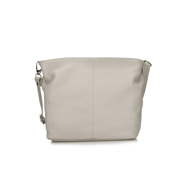 Toscanio kožená kabelka 211 TOS J szary D86