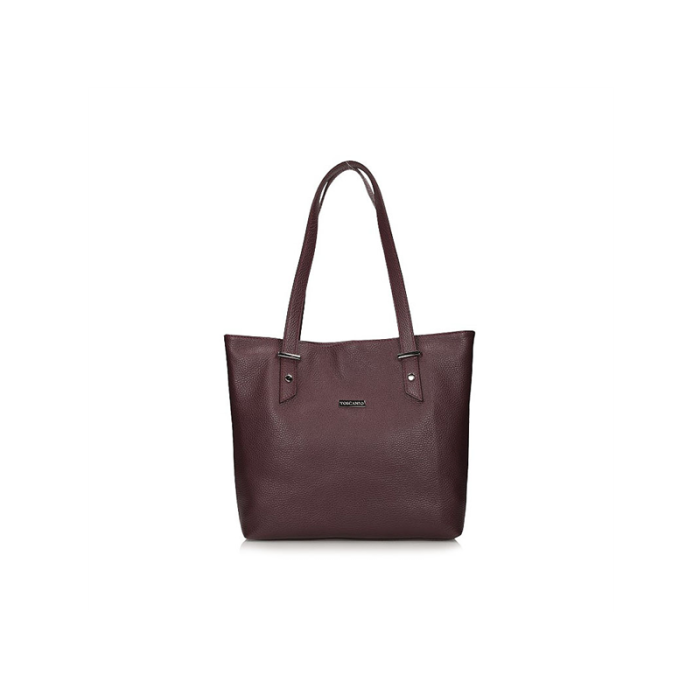 Toscanio kožená kabelka C60 TOS bordó D54