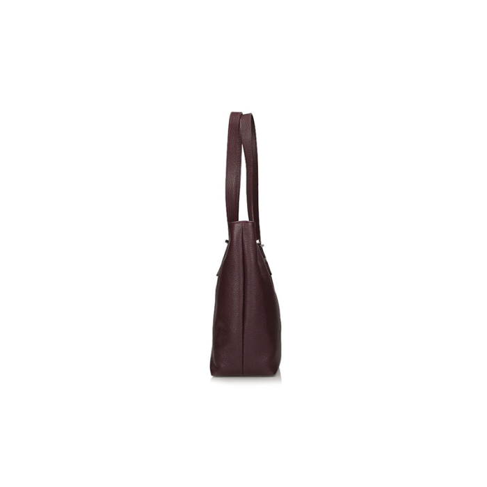 Toscanio kožená kabelka C60 TOS bordó D54