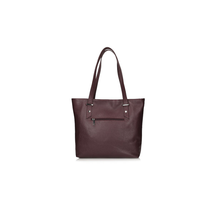 Toscanio kožená kabelka C60 TOS bordó D54