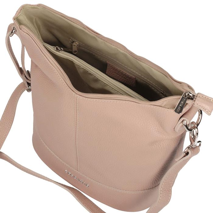Toscanio kožená kabelka 16176 TOS Ružová C. Roz D68