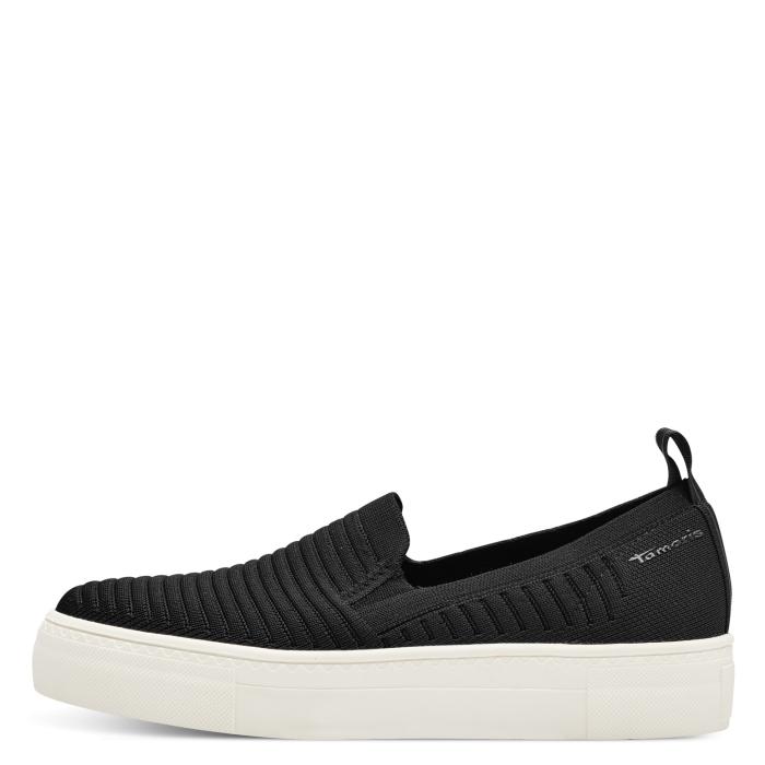 Tamaris mokasíny 24704 black, velikost 42