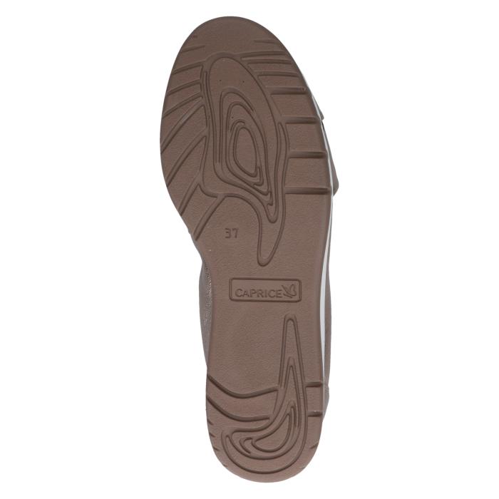 Caprice baleríny 22118 taupe metallic, velikost 37