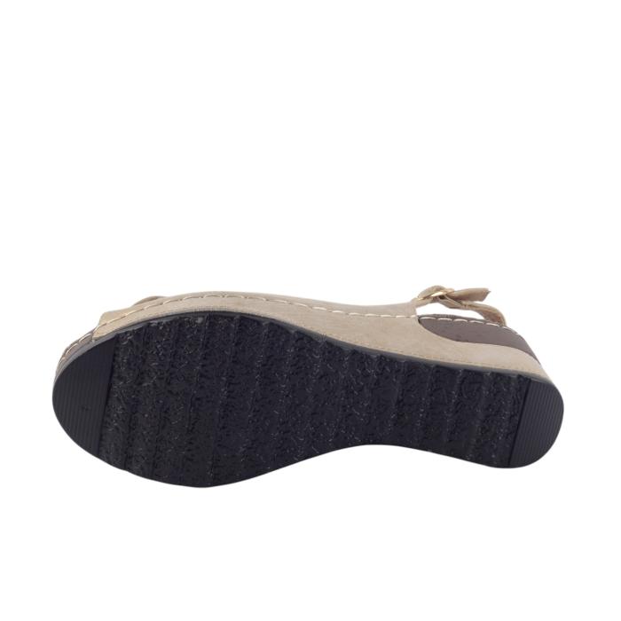 Jezzi sandály 24SD98 6230 beige gold, velikost 37