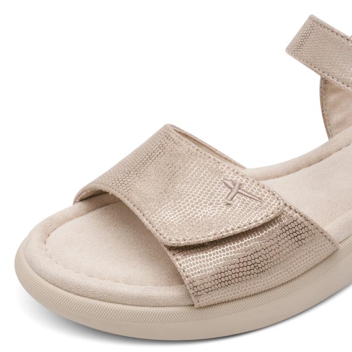 Tamaris obuv 28385 lt.gold struct, velikost 40