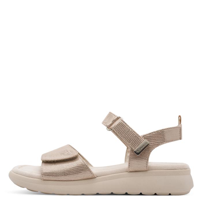 Tamaris obuv 28385 lt.gold struct, velikost 40