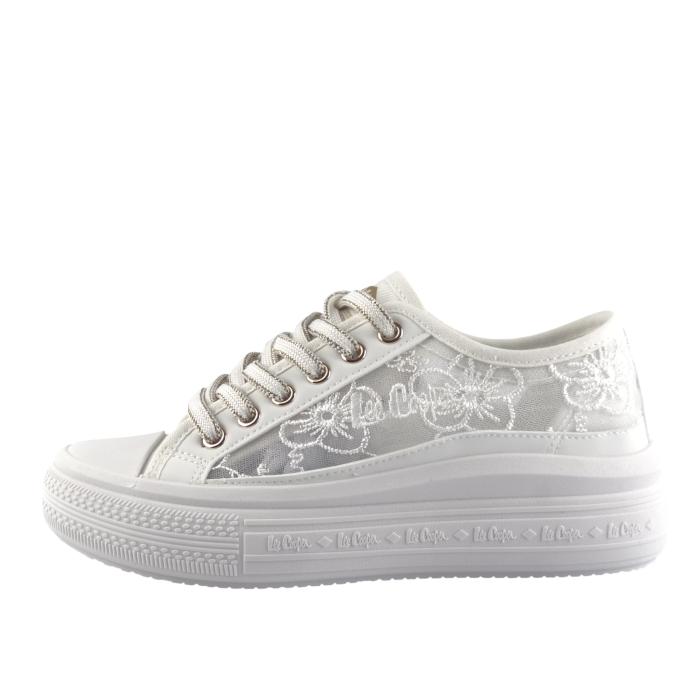 Lee Cooper tenisky krajka 4480L white
