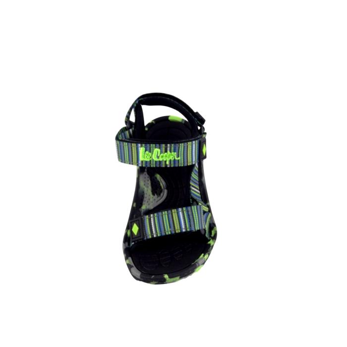 Lee Cooper sandaly 4439K green black, velikost 28