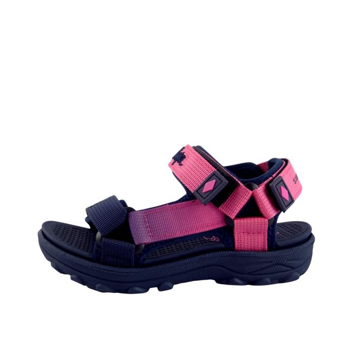 Lee Cooper sandály 4438K fuxia navy