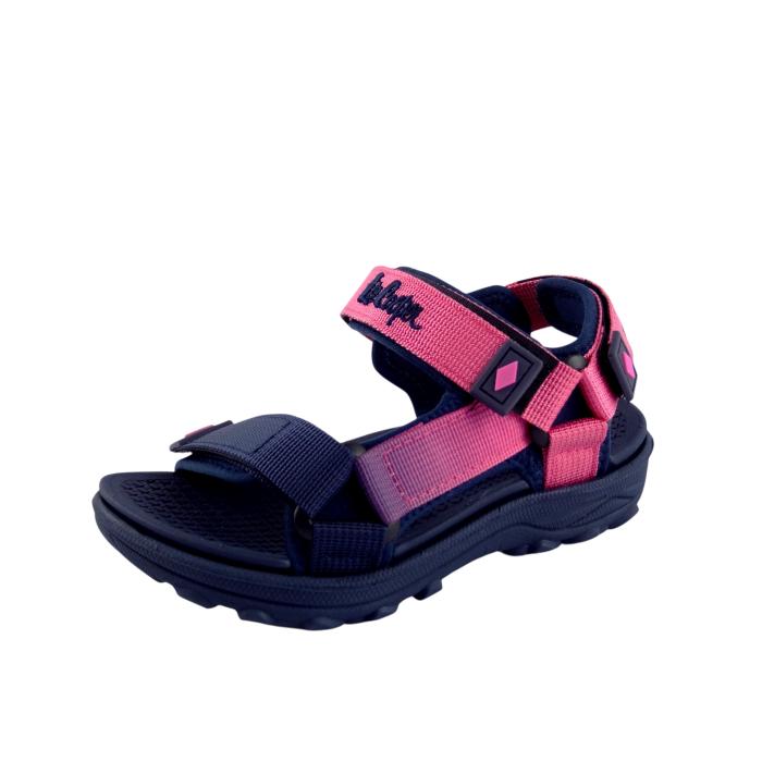 Lee Cooper sandály 4438K fuxia navy, velikost 28