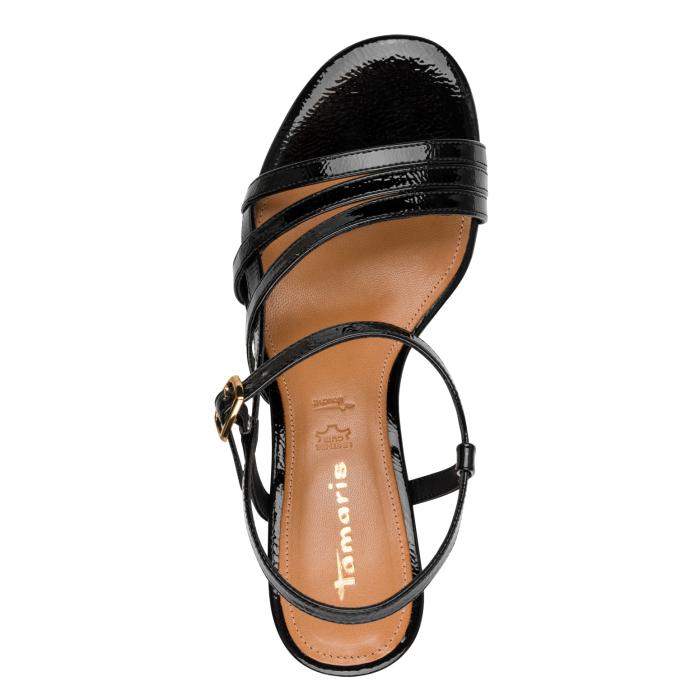 Tamaris obuv 1- 28350 -46 Black Patent, velikost 40