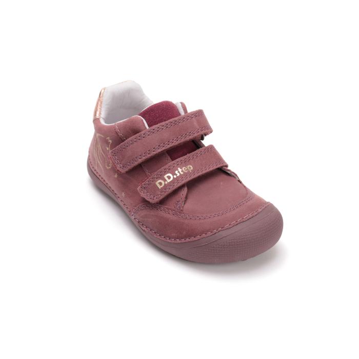 D.D.step dětská barefoot obuv S063 52564 Raspberry, velikost 28