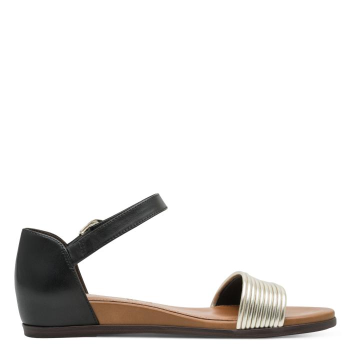Tamaris sandály -1 28110 -42 098 Black Comb, velikost 37