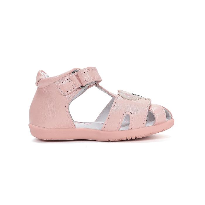 D.D.step sandály kožené G075 61516DM Baby Pink, velikost 22
