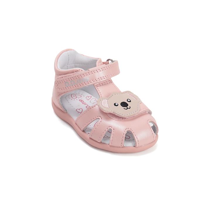 D.D.step sandály kožené G075 61516DM Baby Pink, velikost 22