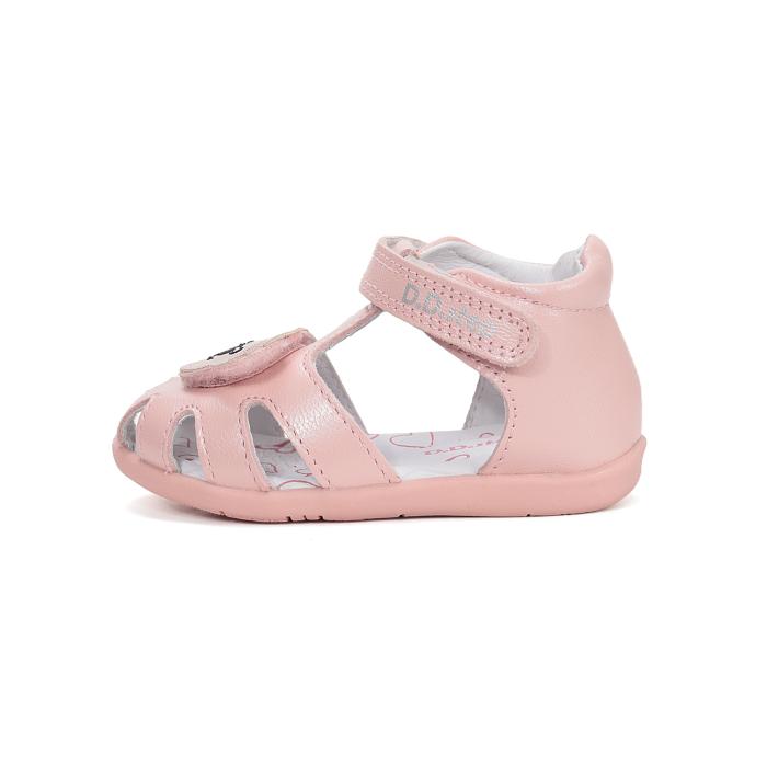 D.D.step sandály kožené G075 61516DM Baby Pink