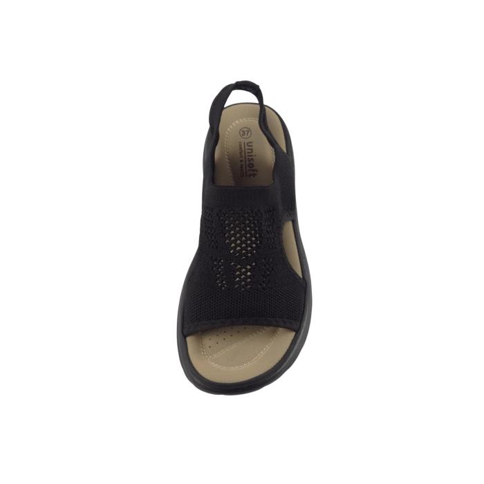 Unisoft sandály 23SD02 5769 černá, velikost 38