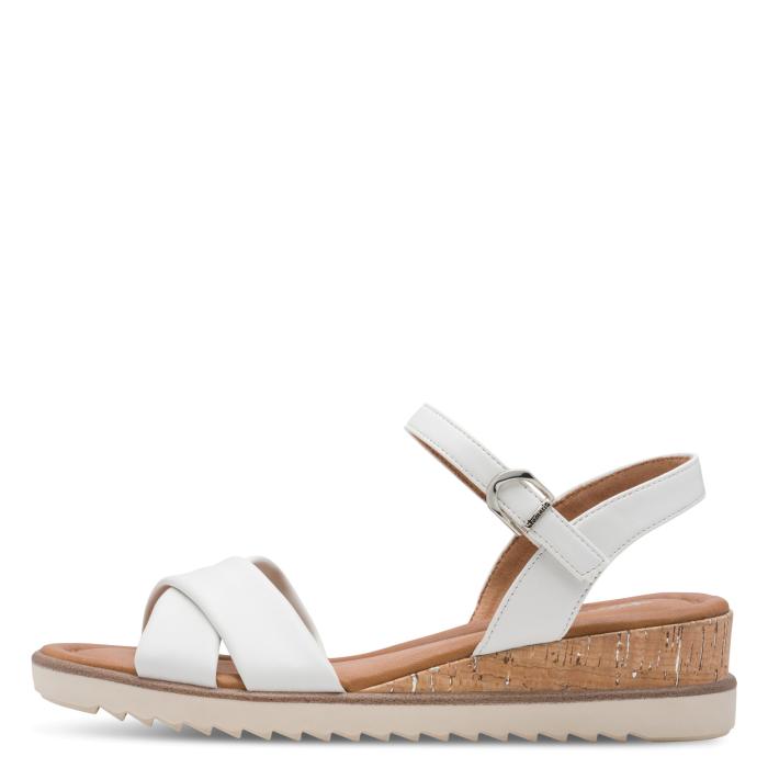 Tamaris sandály 28106 white
