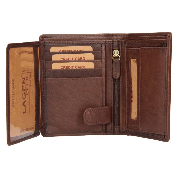 Lagen peněženka 6538 D.BRN hnědá