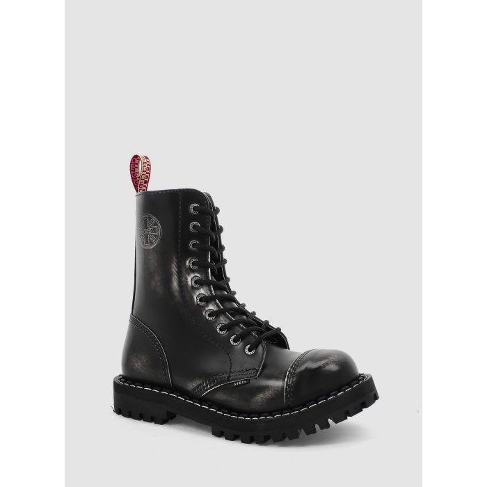 Steel boty 10 dírek 105/106/O/ 26 White/Black