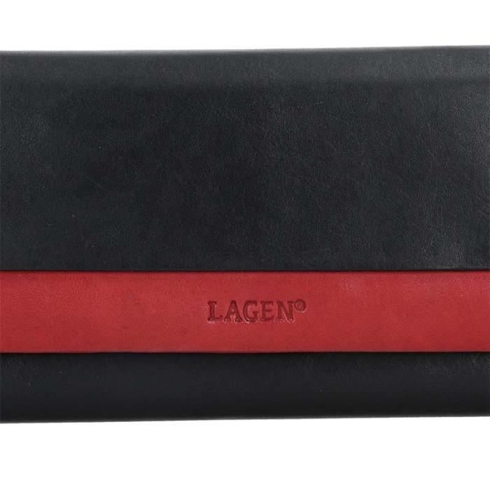 Lagen peněženka 50400 černo červená
