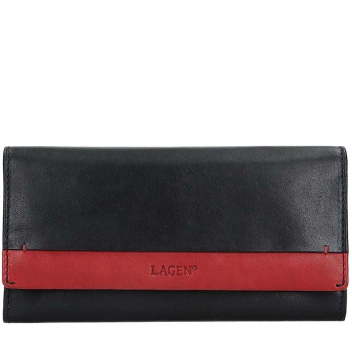 Lagen peněženka 50400 černo červená