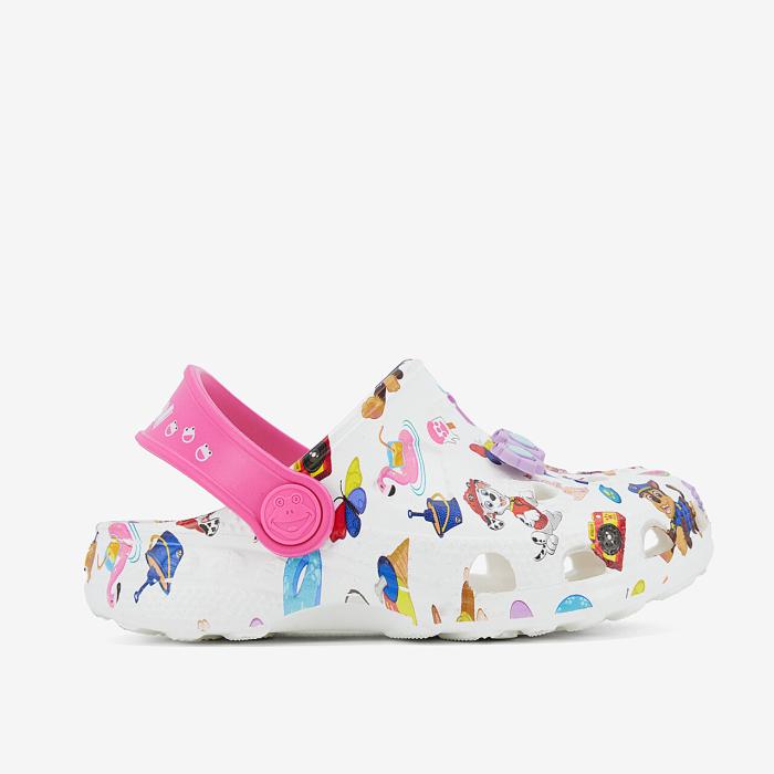 COQUI sandály dětské Little Frog 8701  white/lt.fuchsia Amu